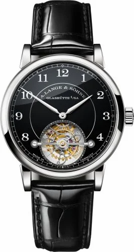 A. Lange & Söhne 1815 Tourbillon Platinum / Black Enamel 730.094F
