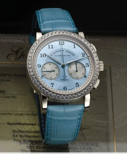 A. Lange & Söhne 1815 Chronograph Diamond / MOP blue 823.042