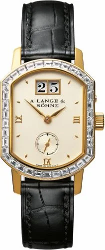 A. Lange & Söhne Arkade Big Date Yellow Gold - Baguette / Champagne 801.022