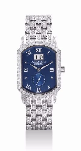 A. Lange & Söhne Grande Arkade White Gold - Diamond / Blue / Bracelet 812.029