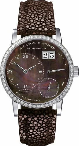 A. Lange & Söhne Kleine Lange 1 Soirée White Gold - Diamond / Brown MOP 813.038