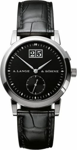 A. Lange & Söhne Saxonia Big Date Platinum / Black 105.035
