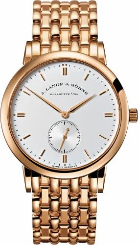 A. Lange & Söhne Saxonia Pink Gold / Silver / Bracelet 215.032