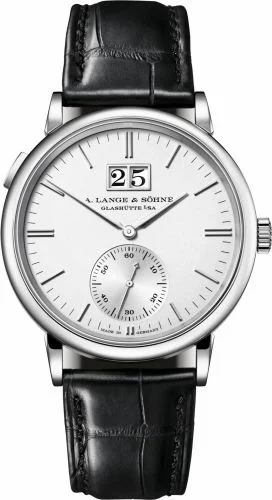 A. Lange & Söhne Saxonia Outsize Date White Gold / Silver 381.026