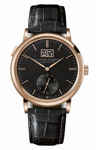 A. Lange & Söhne Saxonia Outsize Date Pink Gold / Black 381.031