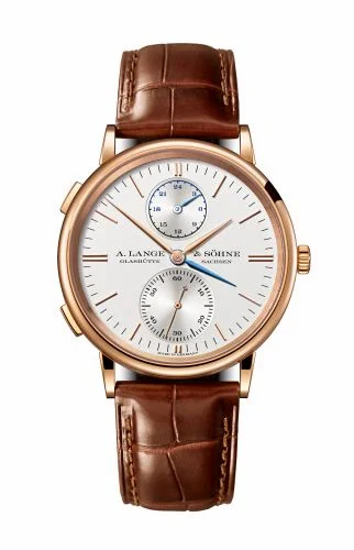 A. Lange & Söhne Saxonia Dual Time Pink Gold 386.032