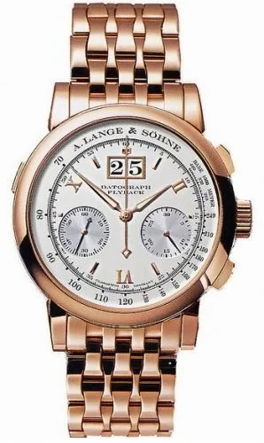A. Lange & Söhne Datograph Rose Gold / Silver / Bracelet 403.432