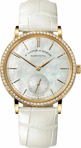 A. Lange & Söhne Saxonia Automatik Yellow Gold - Diamond / MOP 840.021