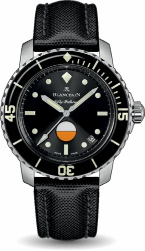 Blancpain Fifty Fathoms MIL-SPEC Stainless Steel / Black / Canvas 5008-1130-B52A
