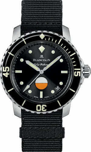 Blancpain Fifty Fathoms MIL-SPEC Stainless Steel / Black / Canvas 5008-1130-NABA