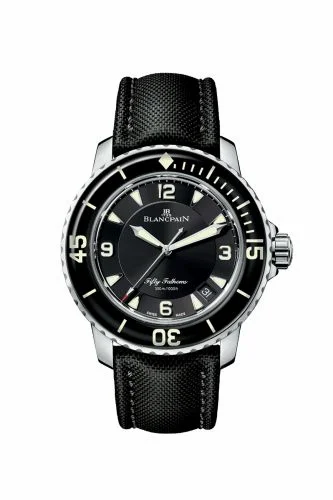 Blancpain Fifty Fathoms Automatique Stainless Steel / Black / Black Canvas 5015-1130-52A
