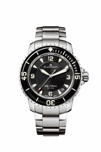 Blancpain Fifty Fathoms Automatique Stainless Steel / Black / Bracelet 5015-1130-71S