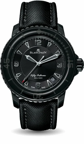 Blancpain Fifty Fathoms Automatique DLC / Black / Black Canvas 5015-11C30-52A