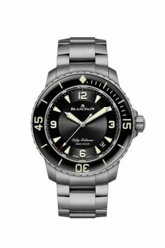 Blancpain Fifty Fathoms Automatique Titanium / Black / Bracelet 5015-12B30-98B
