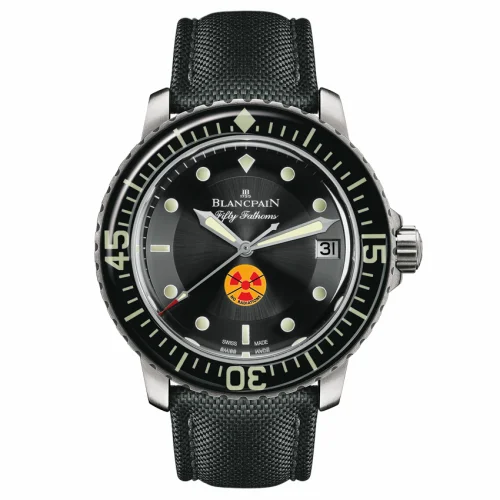 Blancpain Fifty Fathoms Tribute to Fifty Fathoms / Stainless Steel / Black / Black Canvas 5015B-1130-52