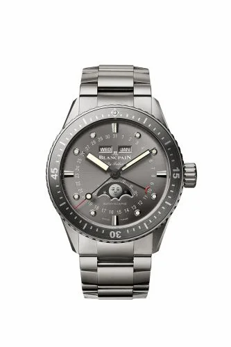 Blancpain Fifty Fathoms Bathygraphe Quantième Complet Titanium / Grey / Bracelet 5054-1210-98S