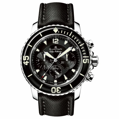 Blancpain Fifty Fathoms Chronographe Flyback Stainless / Black / Black Canvas 5085F-1130-52