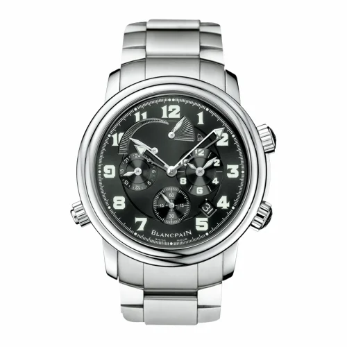 Blancpain Léman Réveil GMT Stainless Steel / Black / Bracelet 2041-1130M-71