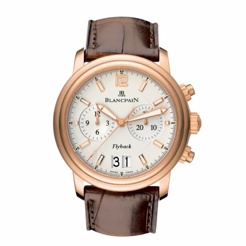 Blancpain Léman Chronographe Flyback Grande Date Red Gold / Opaline / Alligator 2885F-36B42-53B