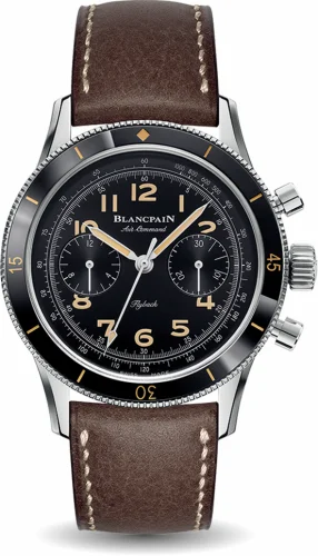 Blancpain Air Command Stainless Steel / Black / Strap AC01-1130-63A