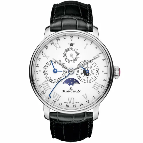 Blancpain Villeret Calendrier Chinois Traditionnel Platinum / White 00888-3431-55B