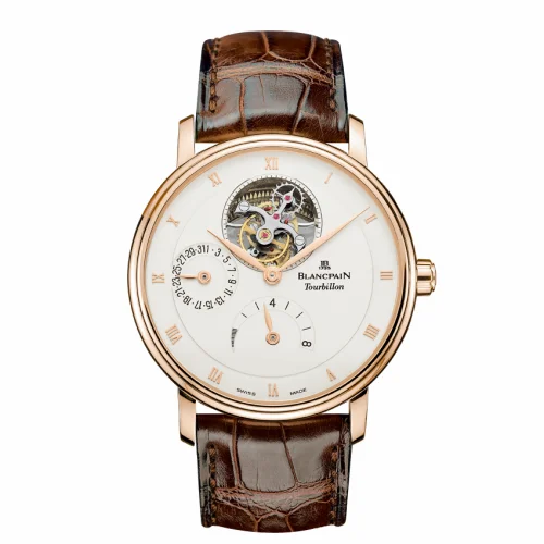 Blancpain Villeret Tourbillon 8 Jours Red Gold / Opaline 6025-3642-55B