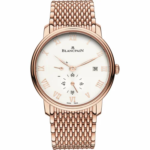 Blancpain Villeret Ultraplate Power Reserve Date Red Gold / Opaline 6606-3642-MMB