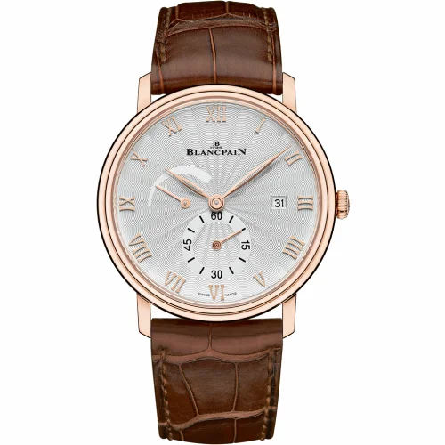 Blancpain Villeret Ultraplate Power Reserve Date Red Gold / Opaline 6606A-3642-55A