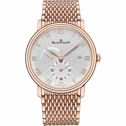 Blancpain Villeret Ultraplate Power Reserve Date Red Gold / Stamped Opaline 6606A-3642-MMB