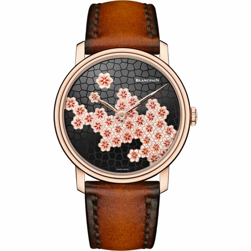 Blancpain Villeret 8 Jours Manuelle Red Gold / Unique Piece / Cherry Blossom 6612-3633-63B
