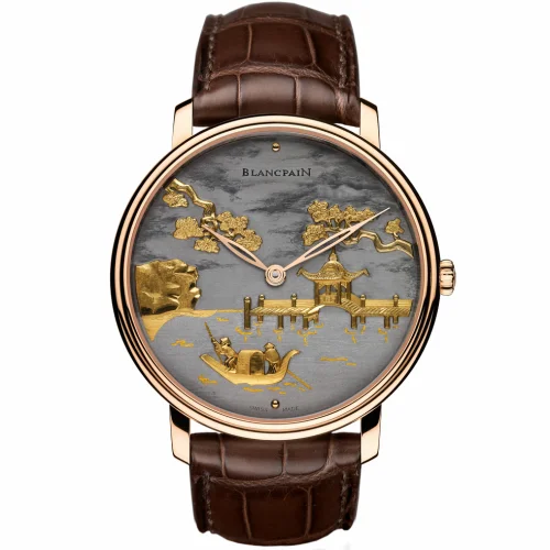 Blancpain Villeret Manuelle Piece Unique Shakudō Rowing 6615-3612-55B