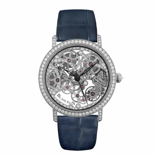 Blancpain Villeret Squelette 8 Jours White Gold / Diamond 6633-1900-55B