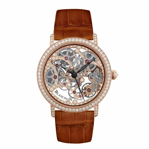 Blancpain Villeret Squelette 8 Jours Red Gold / Diamond 6633-2900-55B