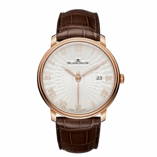 Blancpain Villeret Ultraplate Automatique 40mm Red Gold / Opalin Frappé 6651C-3642-55A