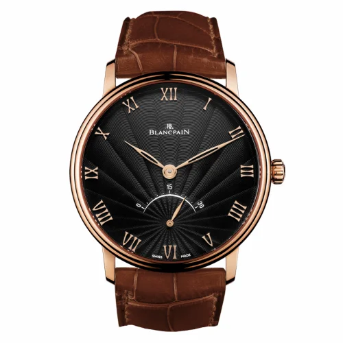 Blancpain Villeret Ultraplate Seconde Rétrograde Red Gold / Black 6653-3630-55B