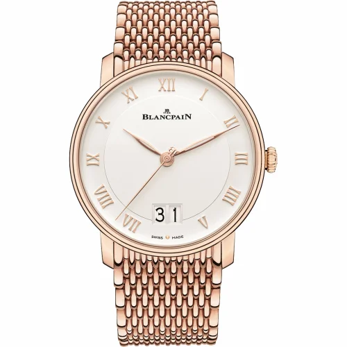 Blancpain Villeret Grande Date Red Gold / Opalin / Bracelet 6669-3642-MMB