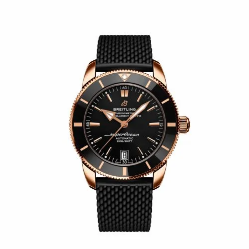 Breitling Superocean Heritage II 42 Red Gold / Black / Black / Rubber RB2010121B1S1