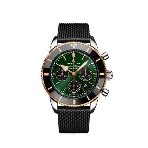 Breitling Superocean Heritage II B01 Chronograph 44 Stainless Steel / Red Gold / Green UB01622A1L1S1