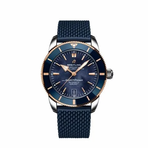 Breitling Superocean Heritage II B20 Automatic 42 Stainless Steel - Red Gold / Blue MOP / Boutique UB20104A1C1S1