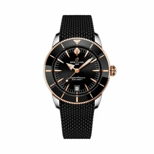 Breitling Superocean Heritage B31 Automatic 42 Stainless Steel - Red Gold / Black / Rubber UB3111241B1S1