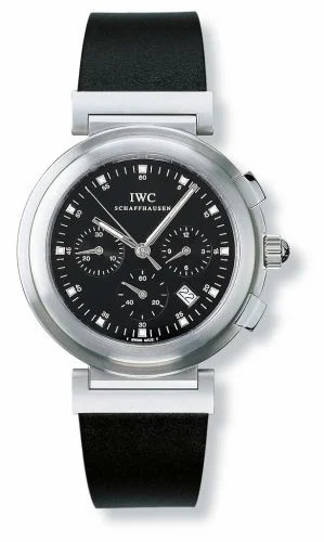 IWC Da Vinci SL Chronograph MecaQuartz Stainless Steel Brushed / Black / Desmopan IW3728-04