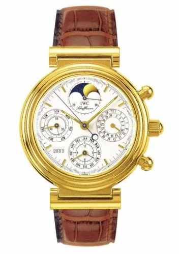 IWC Da Vinci Perpetual Yellow Gold / White / Italian IW3750-02