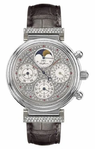 IWC Da Vinci Perpetual White Gold / Diamond / Paved / English IW8153-18