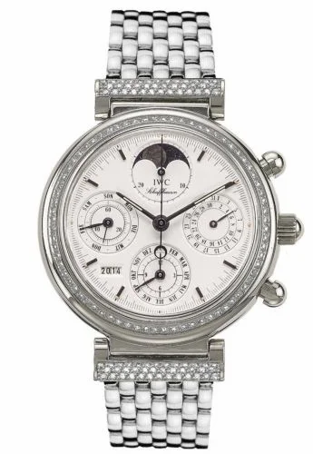 IWC Da Vinci Perpetual White Gold / Diamond / White / French IW9253-12