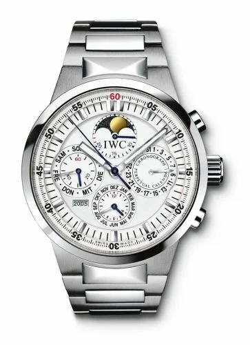 IWC GST Perpetual Calendar Stainless Steel / White / German IW3756-17