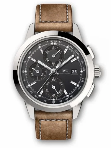 IWC Ingenieur Chronograph Custom Stainless Steel / Black-Rhodium / Calf IW3808-AW