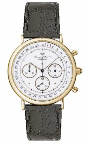 IWC Portofino Chronograph MecaQuartz Yellow Gold / White / Alligator IW3731-01