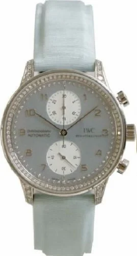 IWC Portuguese Chrono-Automatic White Gold / Blue MOP / Diamond IW3714-20