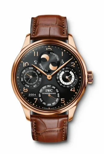 IWC Portuguese Perpetual Calendar 5021 Rose Gold / Black IW5021-01