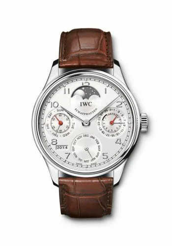 IWC Portugieser Perpetual Calendar 5023 Stainless Steel / Silver IW5023-08